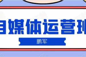 鹏哥自媒体运营班、宝妈兼职，也能月入2W，重磅推荐！【价值899元】