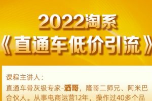 茂隆2022直通车低价引流玩法，教大家如何低投入高回报的直通车玩法